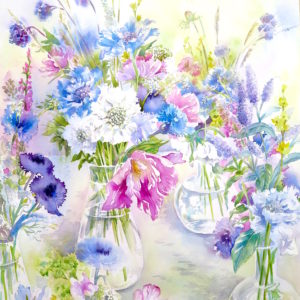 Fay's Flowers, a card by Julie King