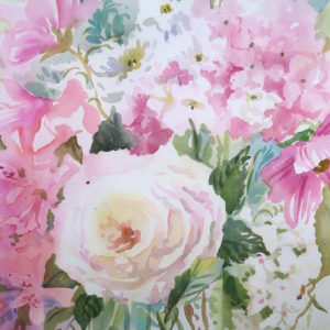 Summer Blooms, a card by Julie King