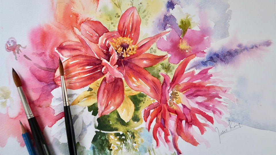 Learn to Paint in Watercolour with Julie King